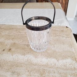Crystal And Silver Trimmed Bucket