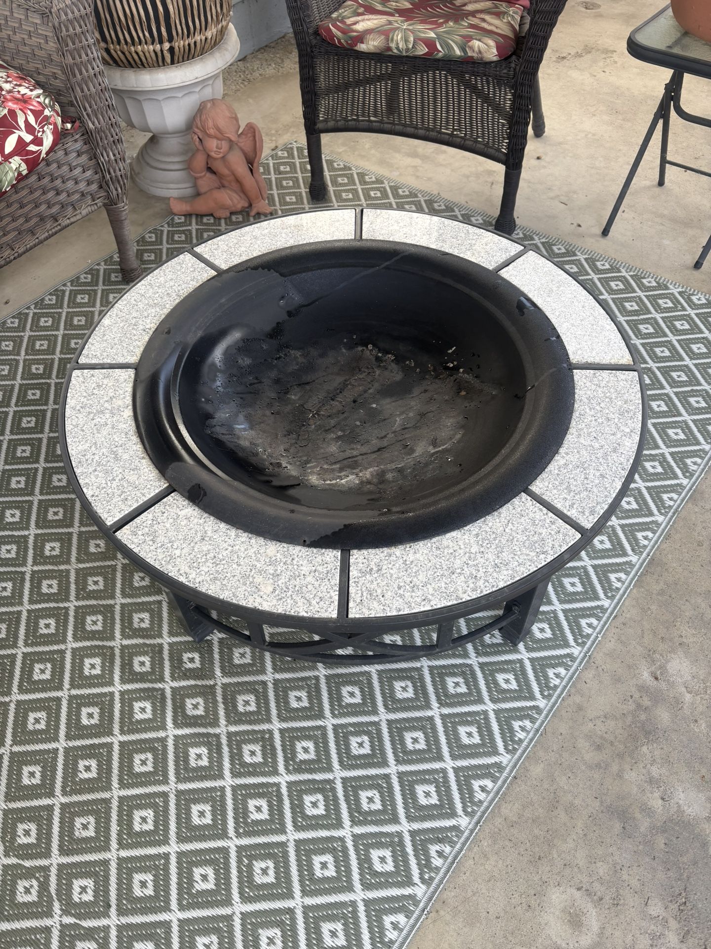 Fire Pit Used Only Once