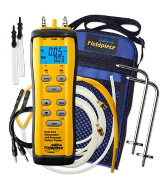 DUAL PORT MANOMETER AND PRESSURE SWITCH TESTER