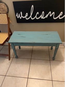 Small table with storage