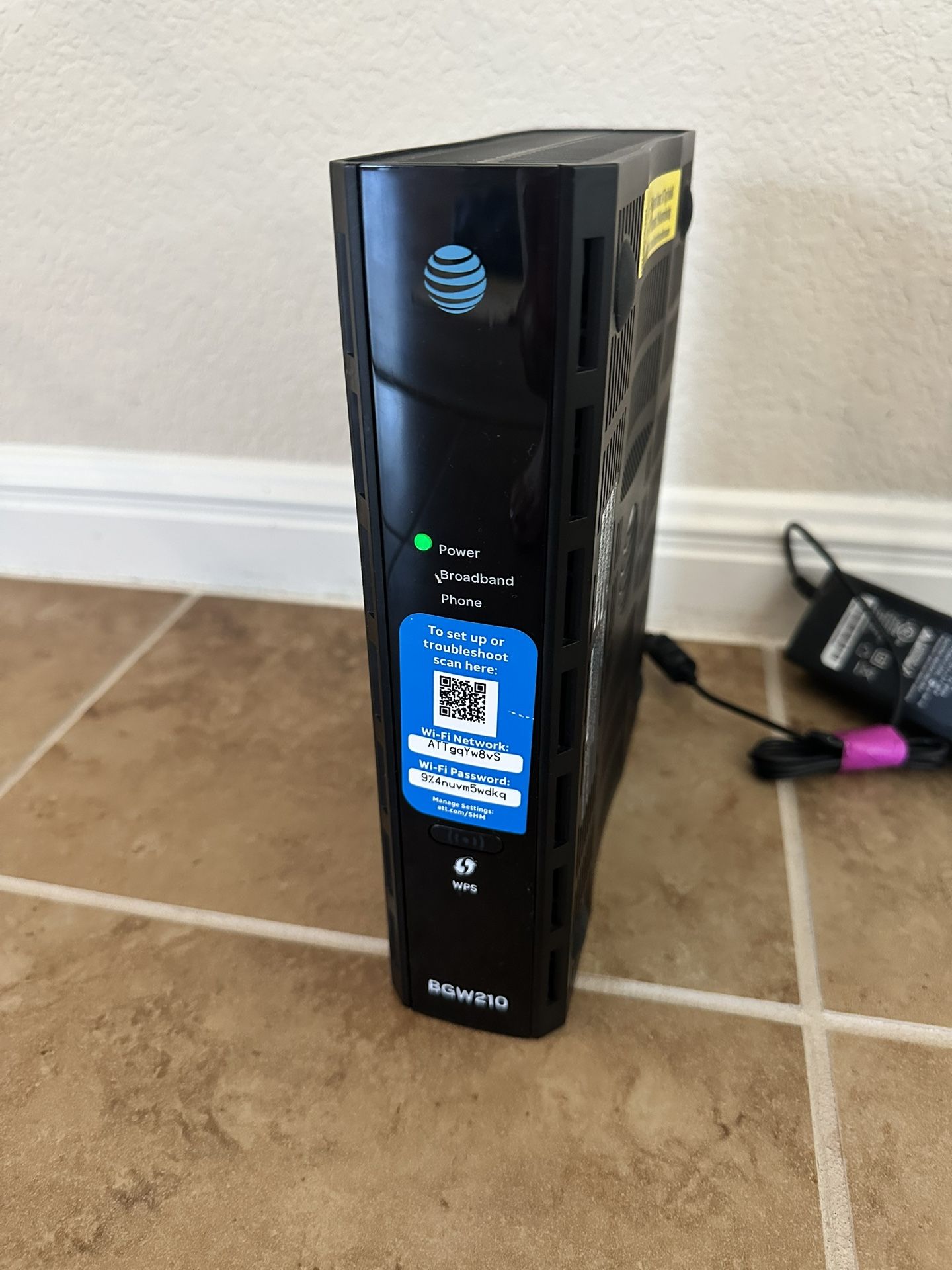 AT&T Arris BGW210-700 Gateway WI-FI Modem Router