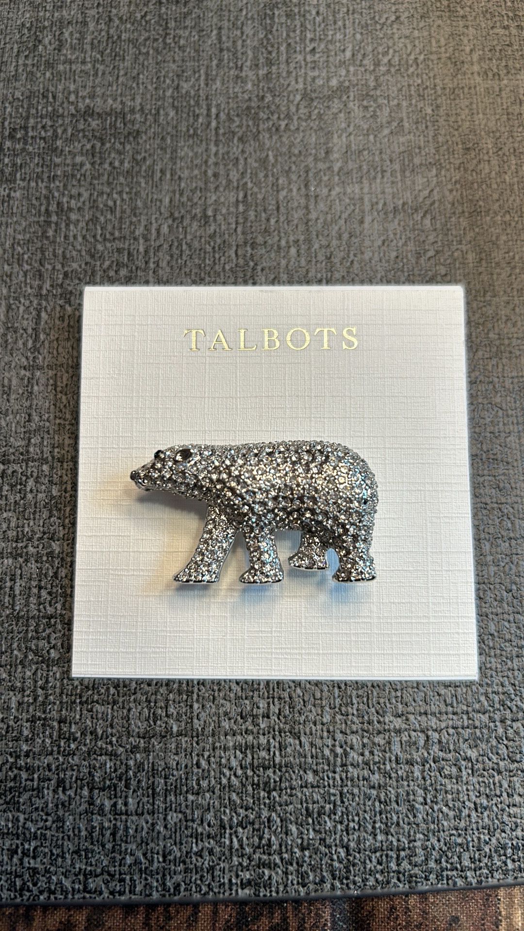 NWOT Talbots Polar Bear Pin