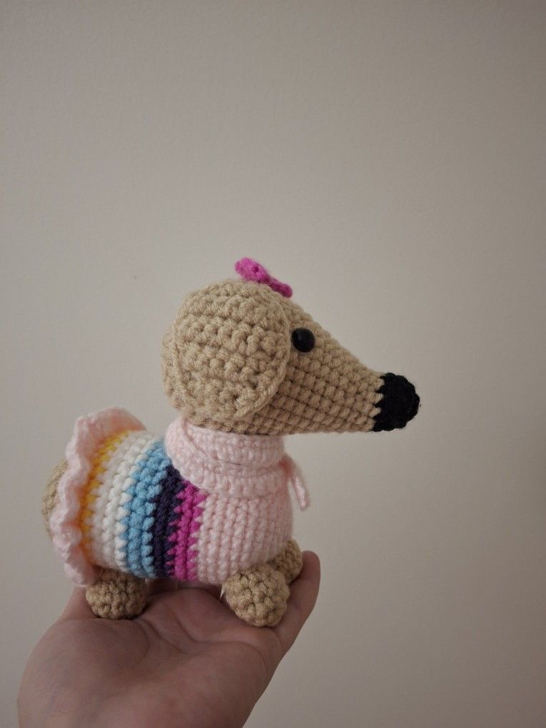 Handmade Crochet Dog π