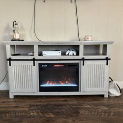 Tv Stand With Electric Fireplace 