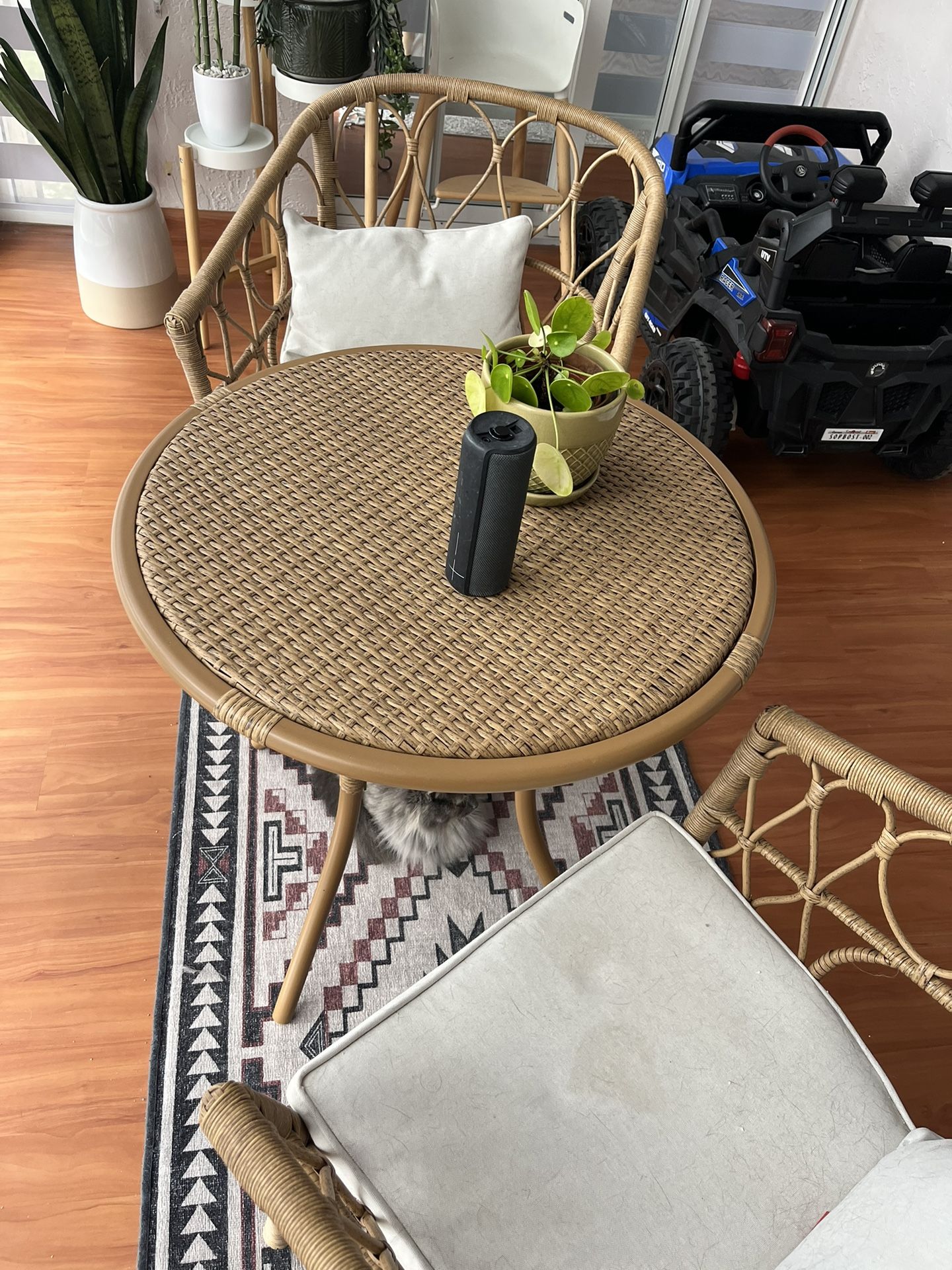 Opalhouse Rattan Patio Table and Chairs for Sale in Miami, FL OfferUp