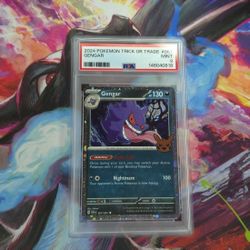 PSA 9 - Gengar (Cosmos Holo) - Trick or Trade BOOster Bundle 2024 (TTBB24)