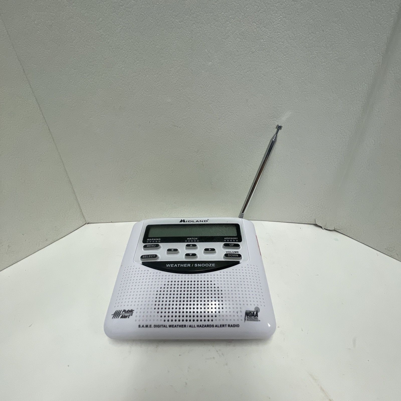 Midland Weather Radio WR-120EZ Public Alert NOAA Emergency Storm Alert Hazards
