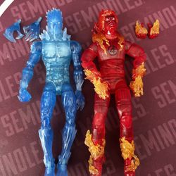Marvel Legends Human Torch Ice Man 