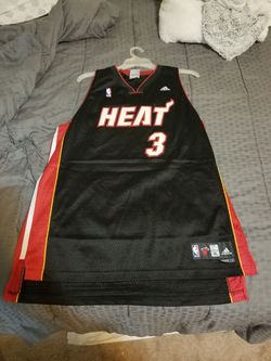 Like new used 1 time wade heat Jersey