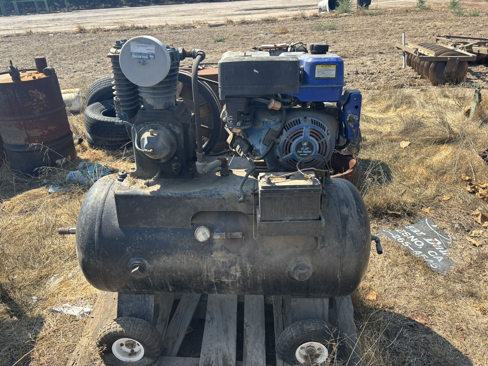 13 Hp Gas Powered Air Compressor