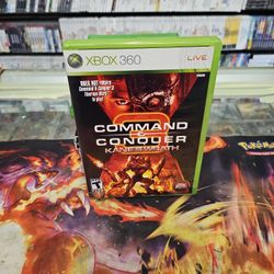 Command & Conquer 3: Kane's Wrath  (Xbox 360, 2008) Complete & Tested