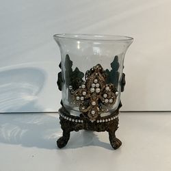 Glass Candle Vase