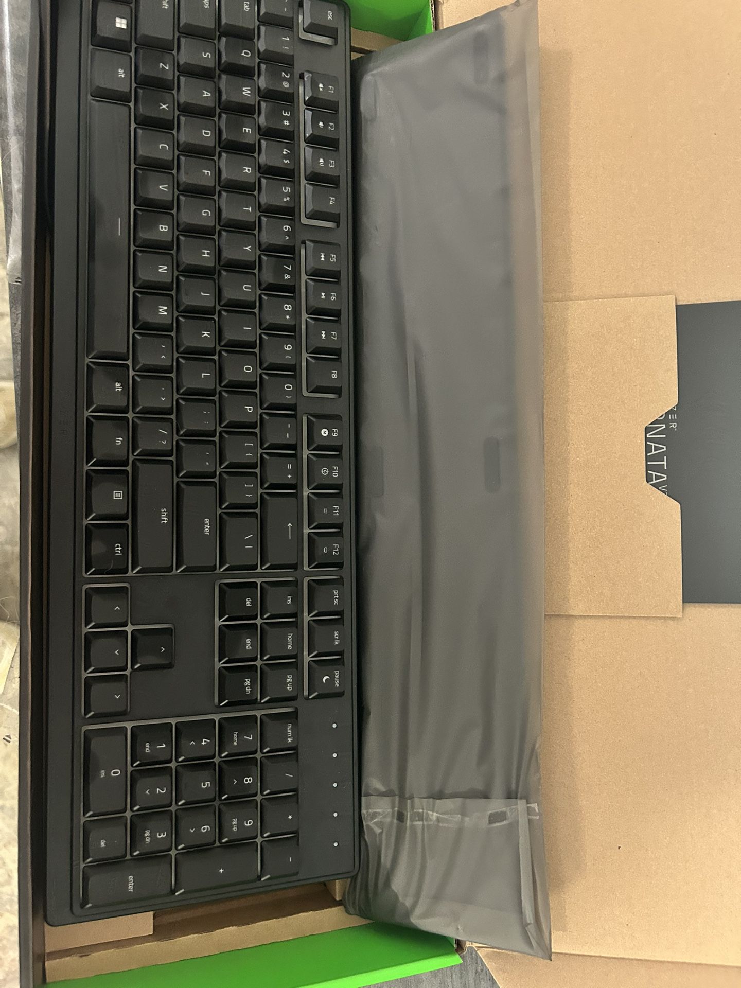 Razer Ornata V3 X Gaming Keyboard: Low Profile Keys - Silent Membrane Switches - Spill Resistant - Chroma RGB Lighting - Ergonomic Wrist Rest - Snap T