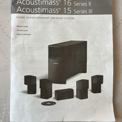 Bose Acoustimass 16 Series 2 With Pioneer Receiver