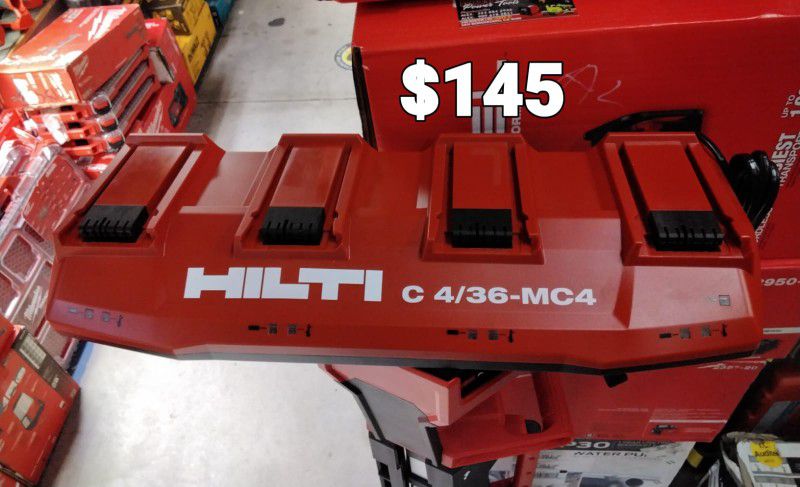 Hilti 115-Volt C4/ 36 MC4 Multi-Bay Battery Pack Charging Station 
