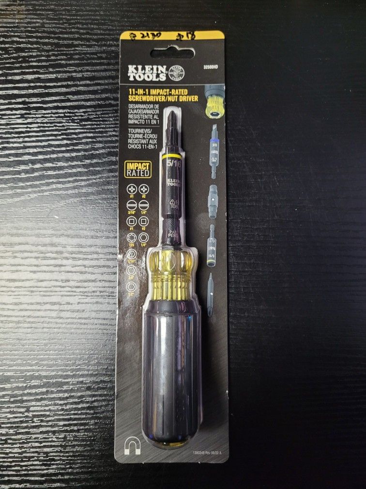 Klein Tools 11-in-1 Impact-rated Screwdriver Nut Driver