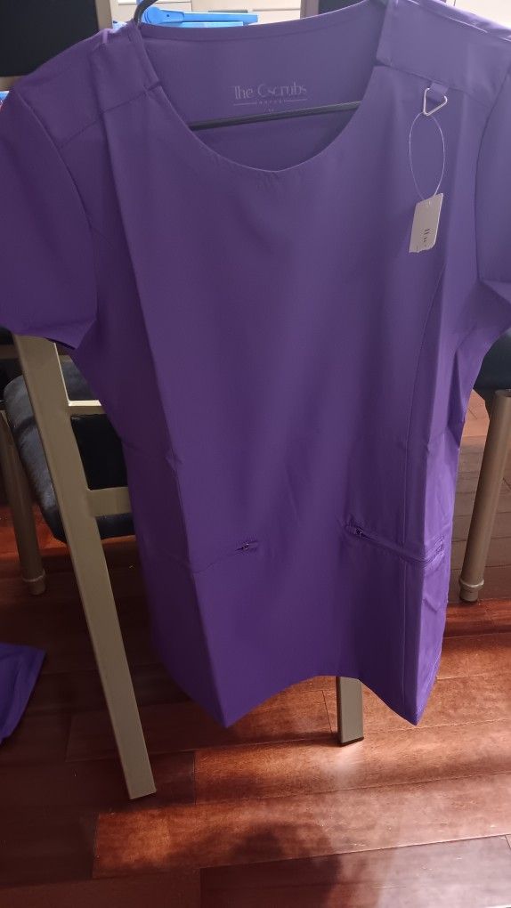 Purple Scrub Top