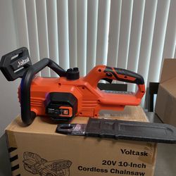 Voltask 20V 10 Inch Cordless Chainsaw BRAND NEW 