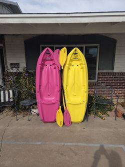 Kayak Kids Yellow Pink