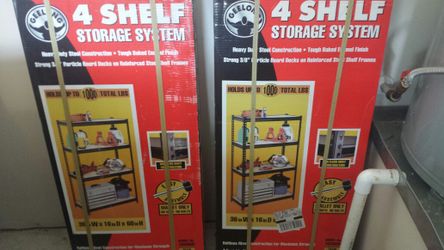 4 Shelf Storage System
