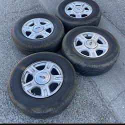 4 - 265/70r17 6x135 6x5.31 Ford F-150 Expedition Rims Wheels With Tires!!!!!