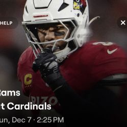 Arizona Cardinals Versus  Los Angeles, Rams