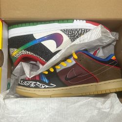 Size 9 What The Paul Dunks 