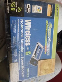 Wireless G Notebook Adapter Linksys Vintage Sealed