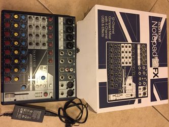 Soundcraft Notepad 12FX Mixer... nice mixer