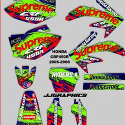 Honda Crf450r Graphic Kit 