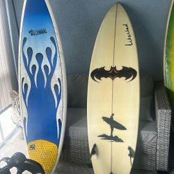 3 Surfing Board Available They Used But Still In Good Shape. Just Little Dirty