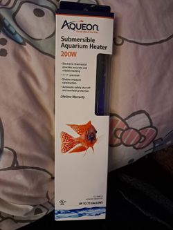 Aqueon Submersible Aquarium Heater - 200 Watts