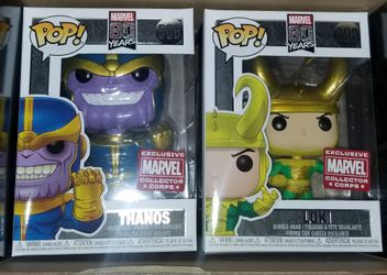 FUNKO POP MARVEL CORP 1939 LOKI THANOS