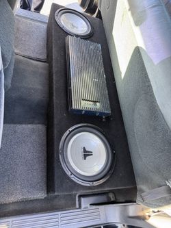 Jl Audio 12w1 and Amp