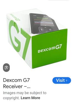 Dexcom G7 Receiver and G7 Sensor