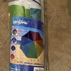 New Beach Umbrella With Stand 