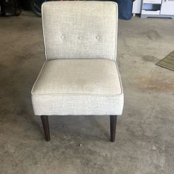 Light Grey Armless Chair