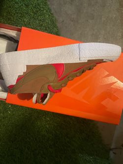 Brown Nike shoes