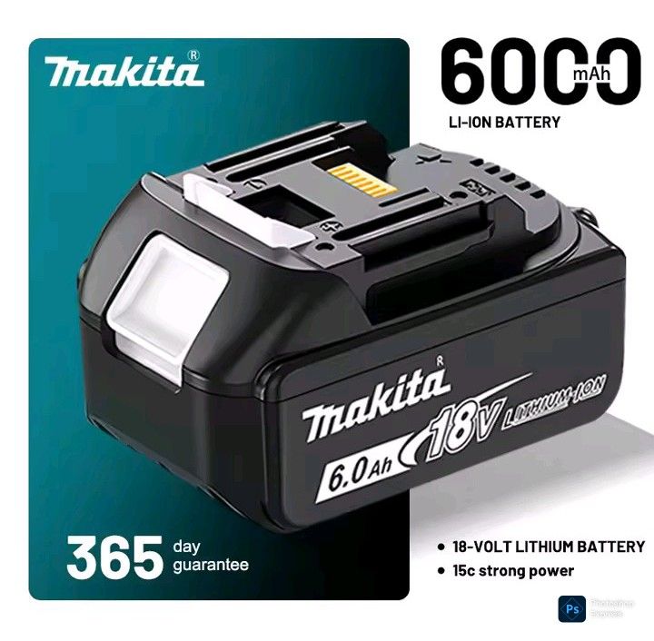 ON SALE. MAKITA 18V, 6.0AH HIGH POWER RETENTION BATTERY.