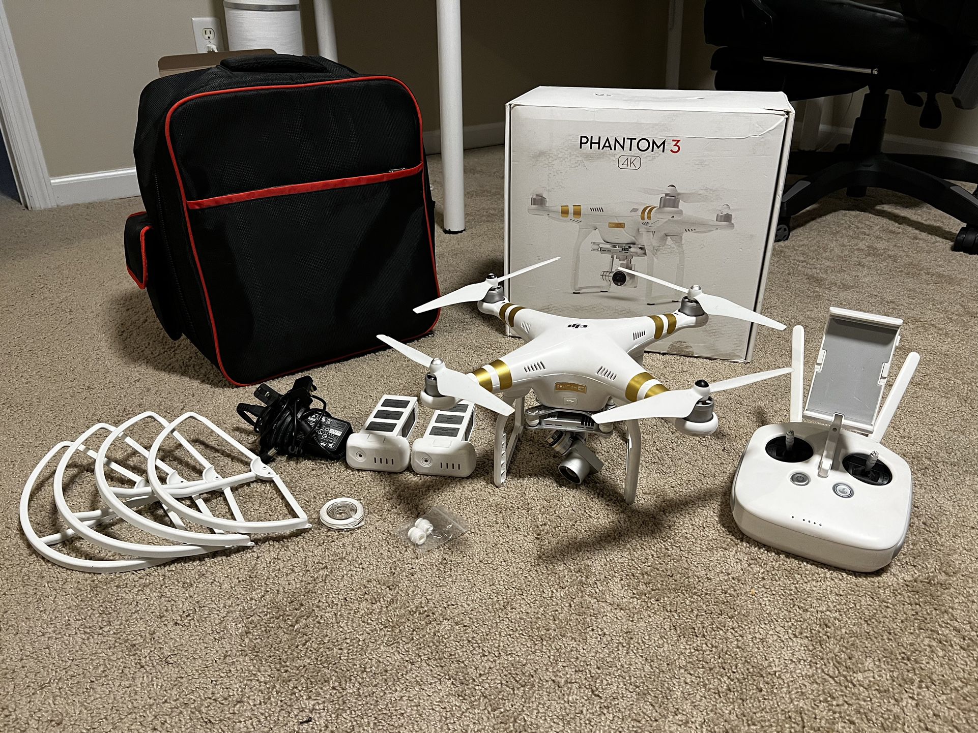 DJI Phantom 3 4k Drone With Camera