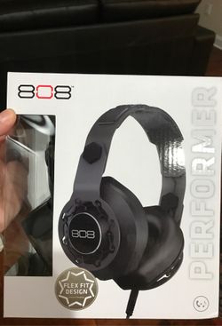 808 Performer Over-ear Headphones Black