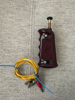 Vintage COX Translucent Ruby Red Slot Car Hand Controller