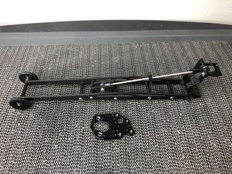 1/10 RC Drag Race Car Wheelie Bar & Motor Plate