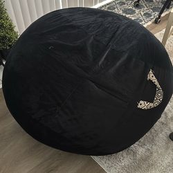 New XL Black Beanbag