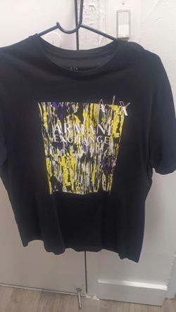 Armani Exchange Black Graphic T-Shirt