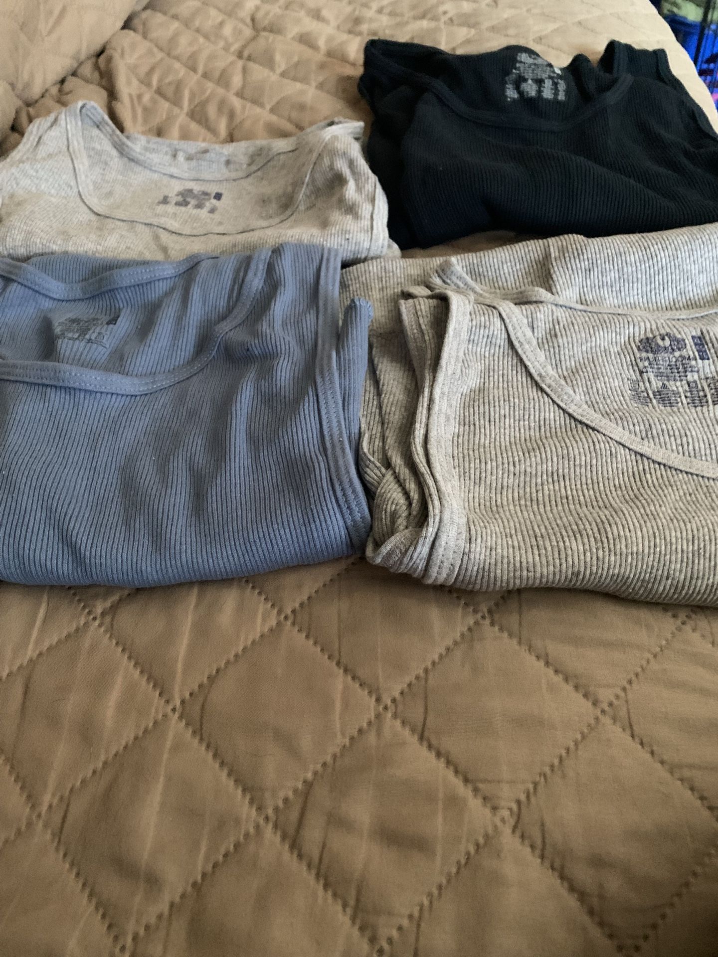 4–men’s Fruit Of The Loom Sleeveless Tank T - Shirts