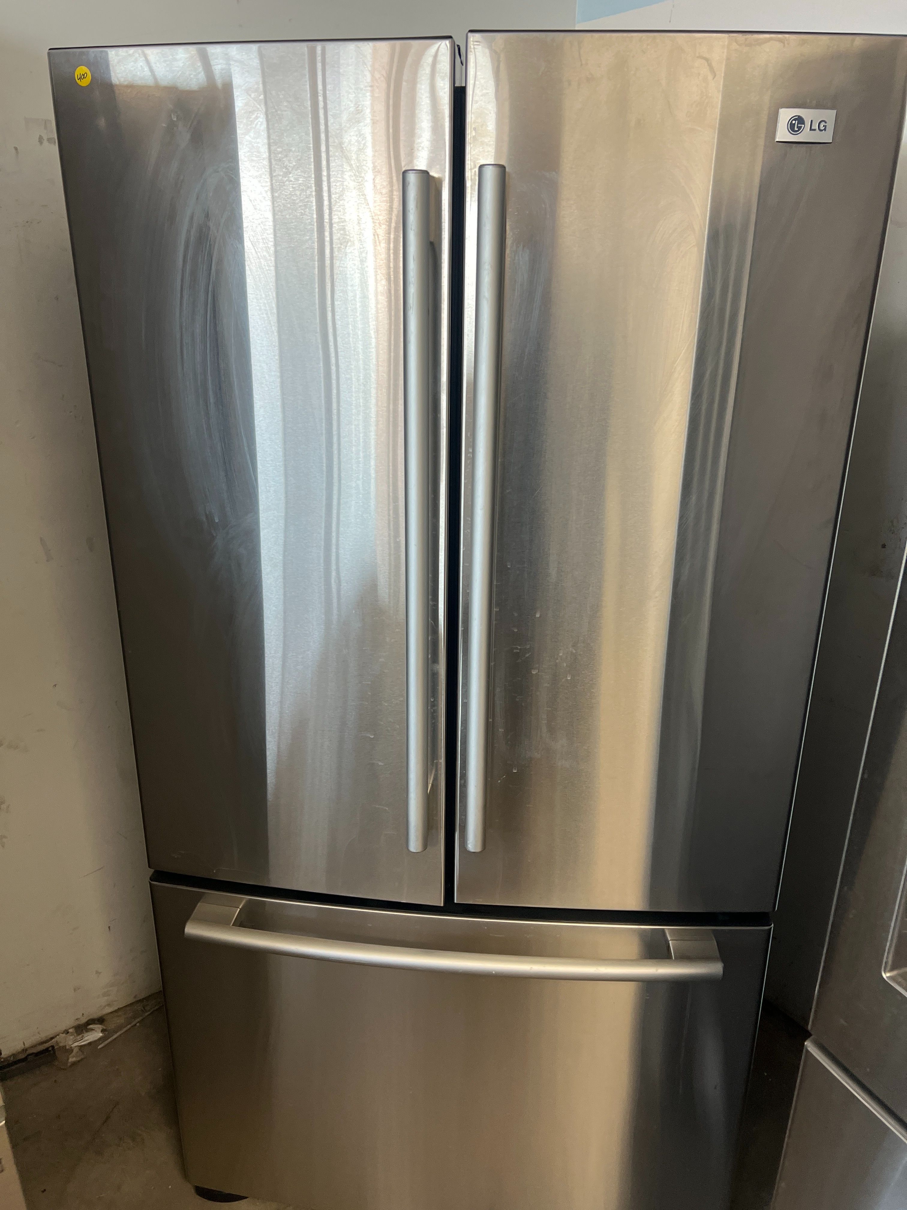 LG stainless steel french door refrigerator -free delivery