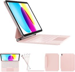 new iPad 11th(A16, 2025)/10th 10.9 Generation Case with Keyboard