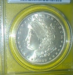 1889 Morgan silver $1