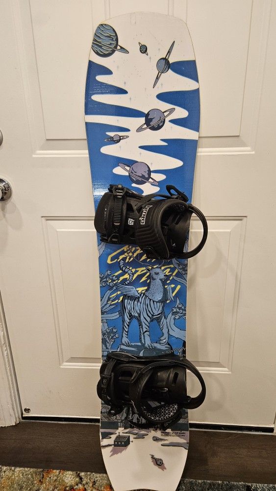 Capita Children Of The Pow Snowboard And Nitro Bindings 